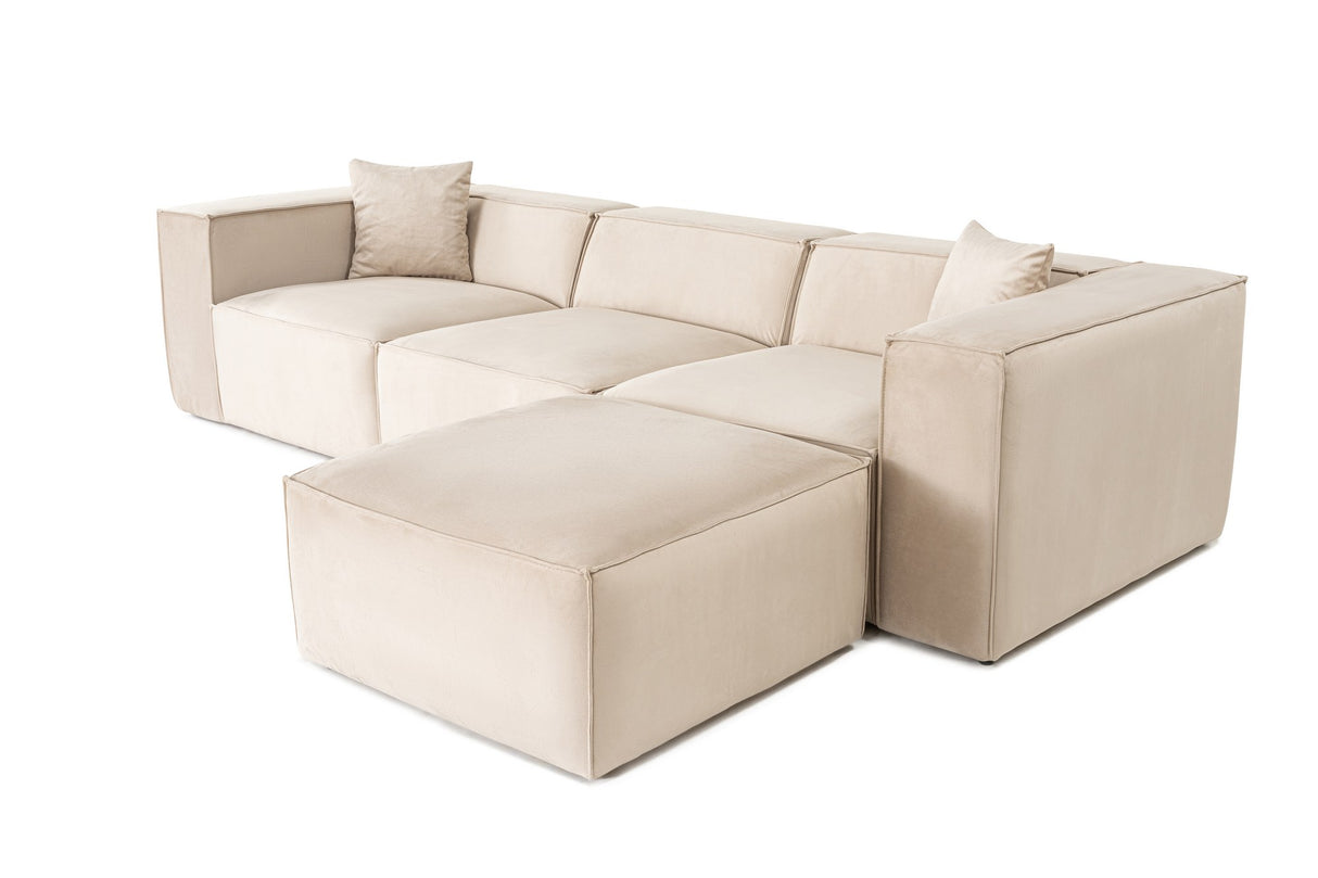 Corner sofa lora cream