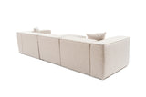 3-seater sofa lora light brown