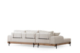 Corner sofa on the left eti white