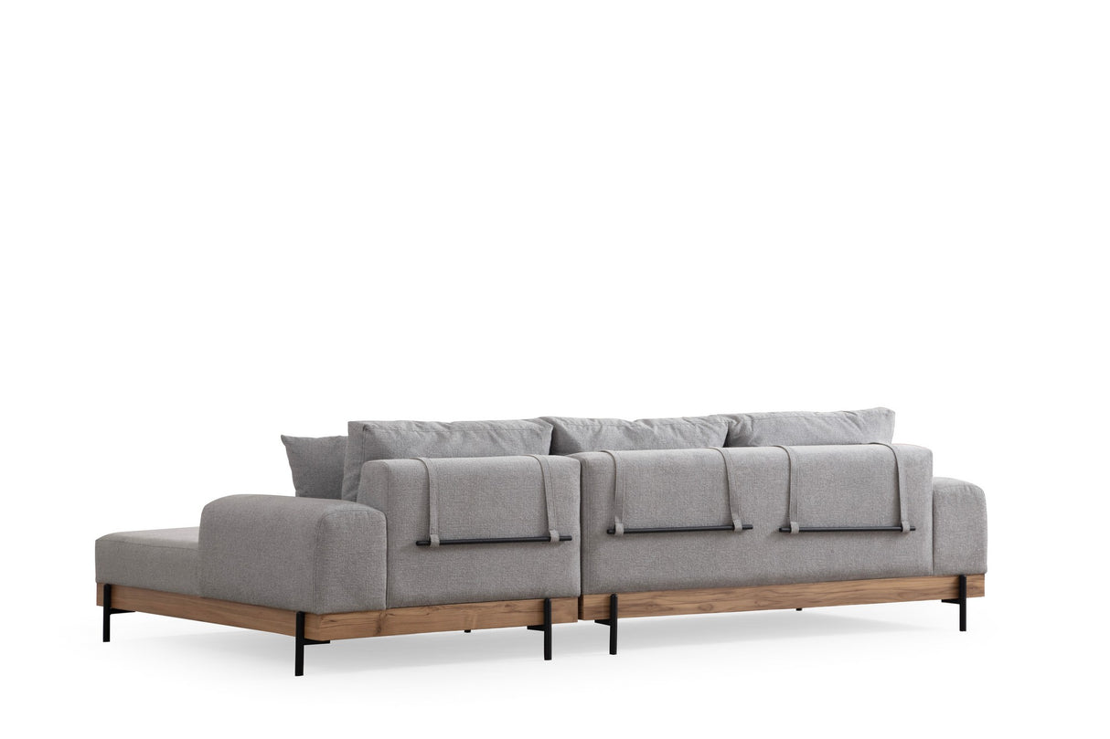 Corner sofa on the right Eti Gray