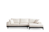 Corner sofa on the right ETI White