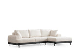 Corner sofa on the right ETI White