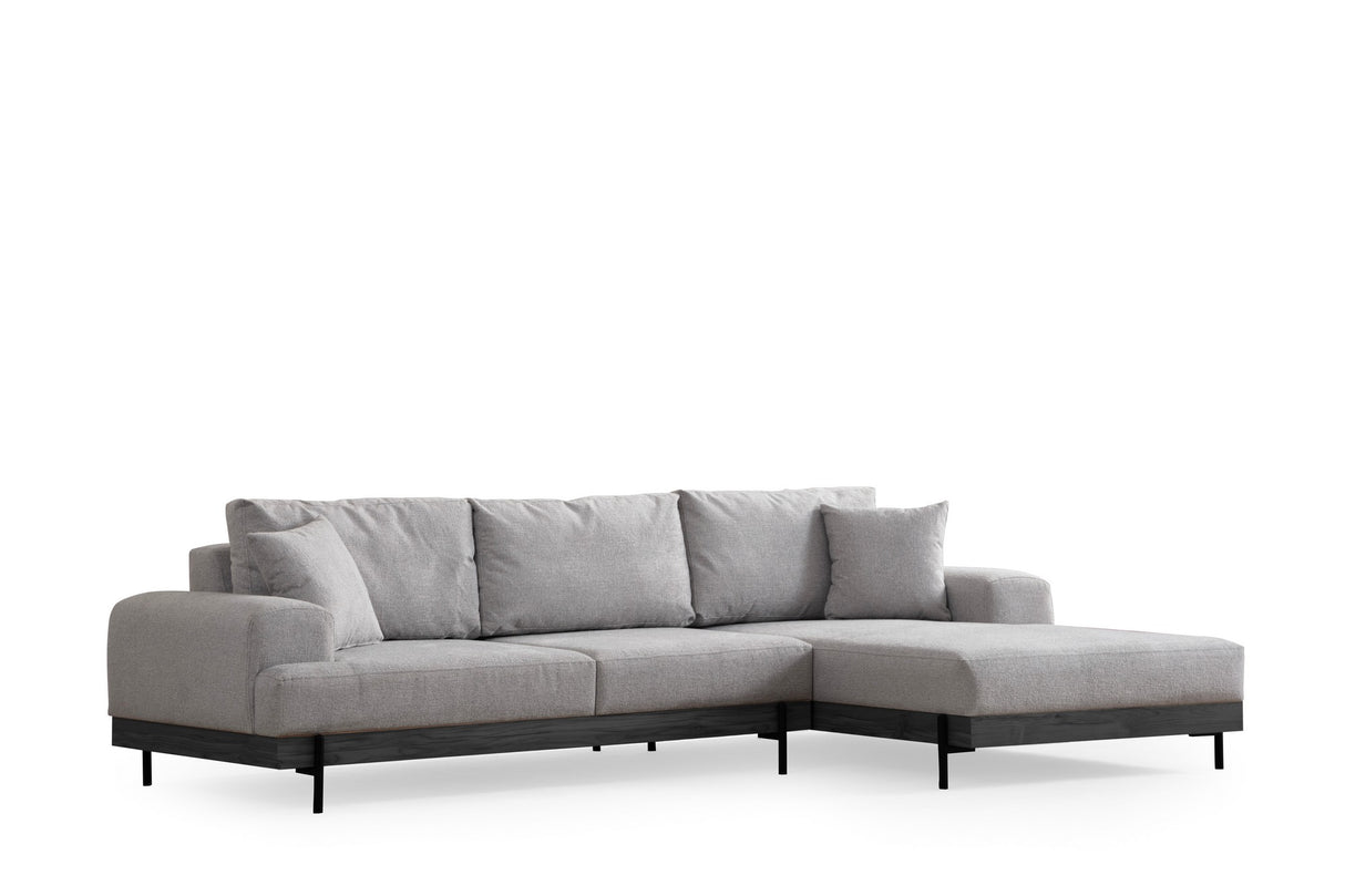 Corner sofa on the right Eti Gray