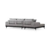 Corner sofa on the left eti gray