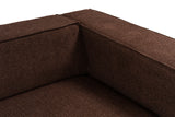 4-seater sofa lora brown