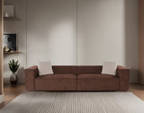 4-seater sofa lora brown