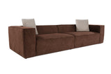 4-seater sofa lora brown