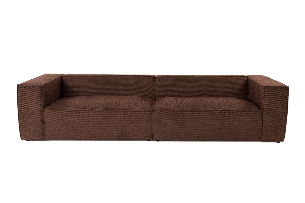 4-seater sofa lora brown