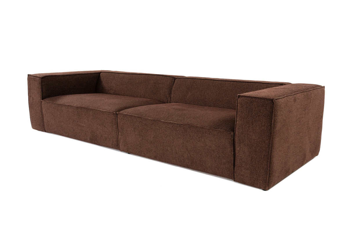 4-seater sofa lora brown