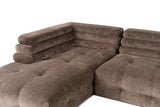 Corner sofa left Boston Gray