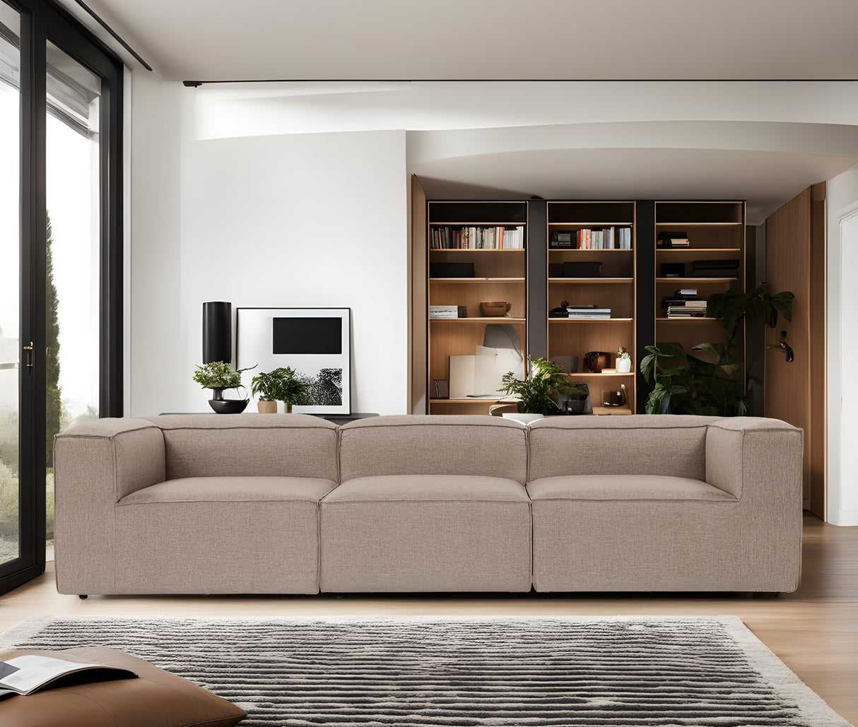 Modular sofa 3-seater forums brown