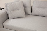 Corner sofa left padova light gray