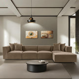 Corner sofa sora brown