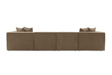 Corner sofa sora brown