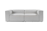 Modular bank 2-seater forums light gray