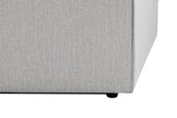 Corner Element Left Modular Bank Fora Light gray