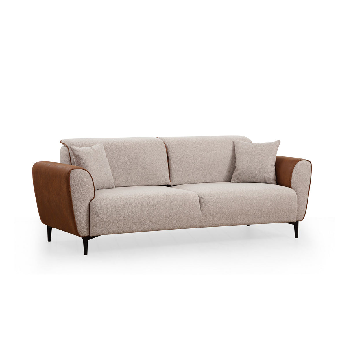 3-seater sofa bed Aren Beige Cinnamon