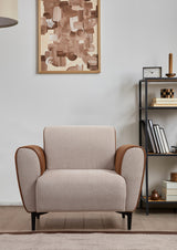 Armchair ear beige cinnamon