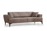 3-seater sofa bed Hamlet light brown