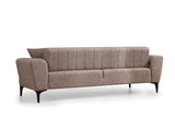 3-seater sofa bed Hamlet light brown