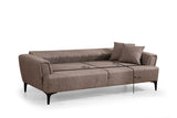 3-seater sofa bed Hamlet light brown