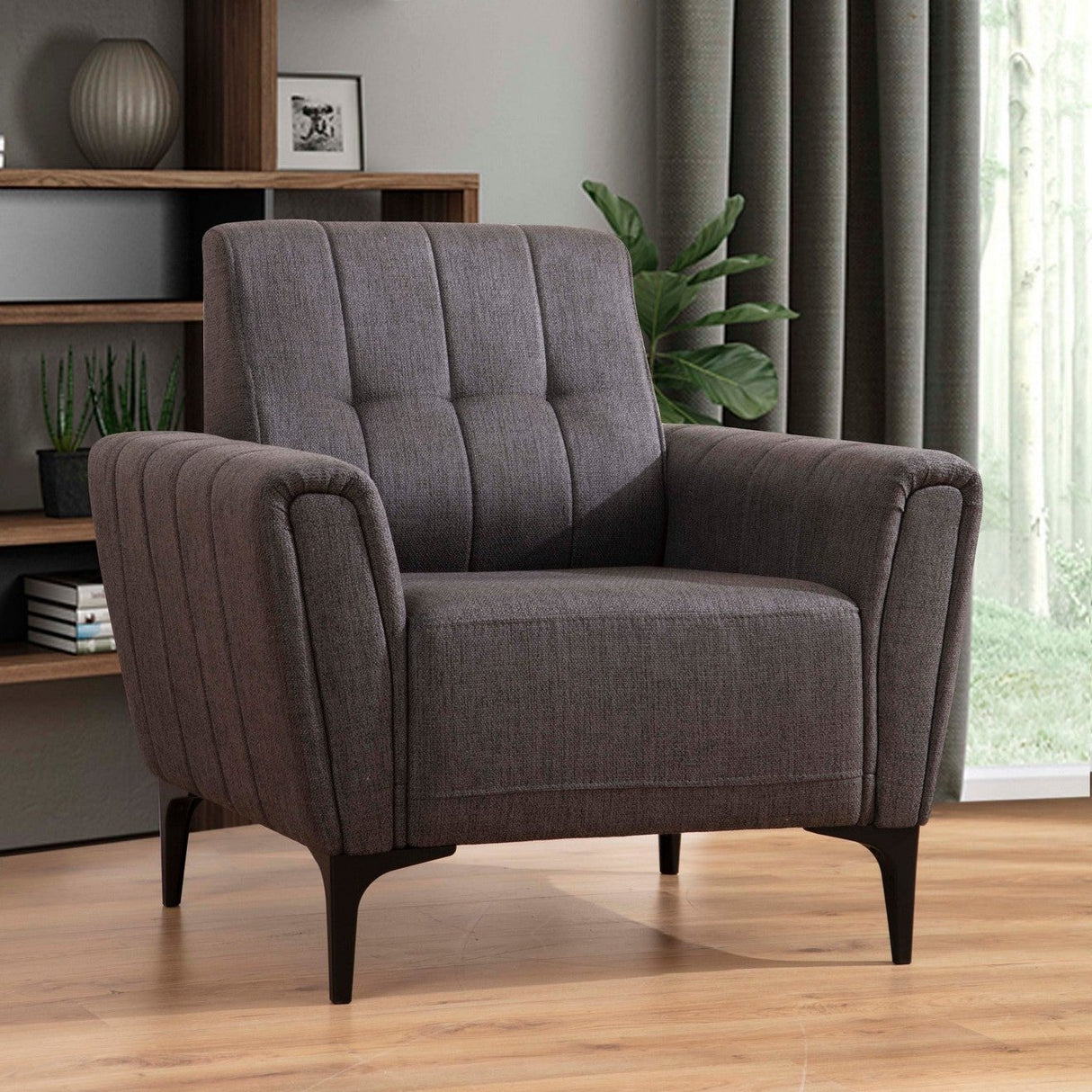 Armchair Hamlet Dark Gray