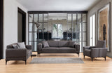 2-seater sofa horizon dark gray