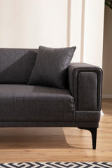 2-seater sofa horizon dark gray