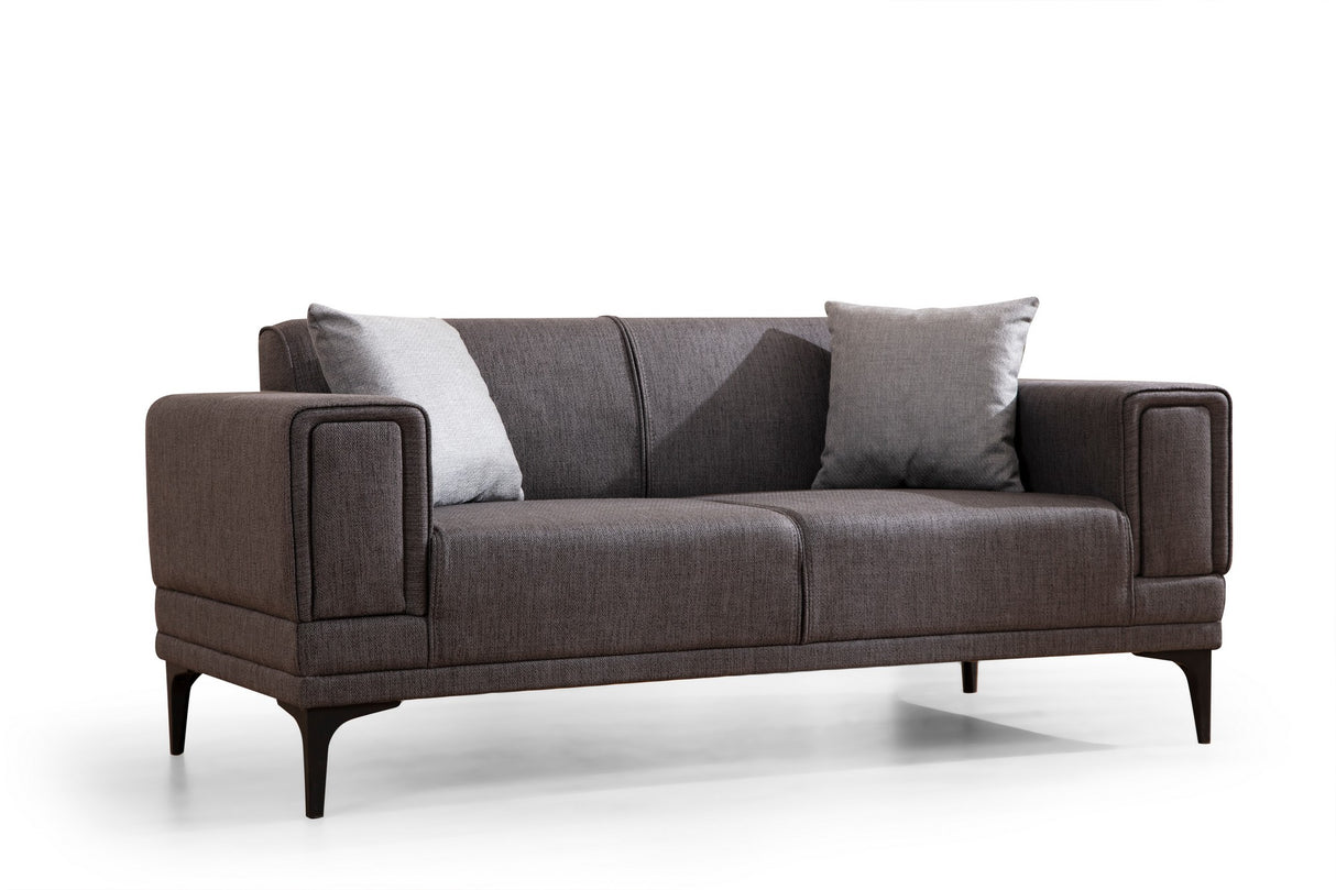 2-seater sofa horizon dark gray