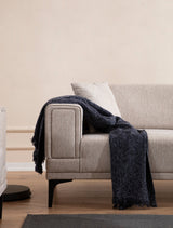 2-seater sofa horizon light brown