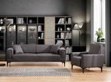 3-seater sofa bed Horizon dark gray