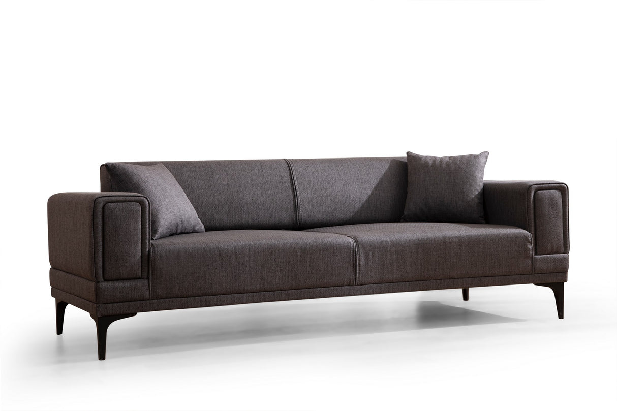 3-seater sofa bed Horizon dark gray