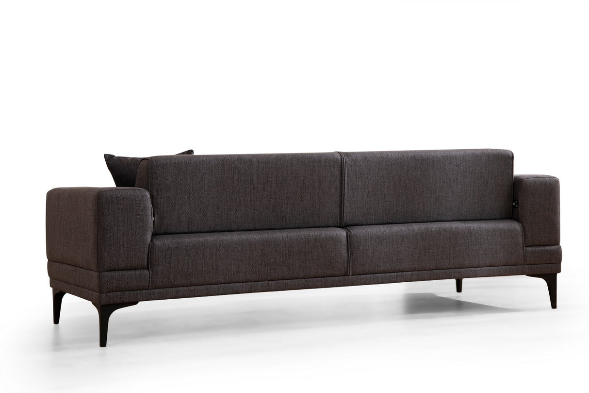 3-seater sofa bed Horizon dark gray