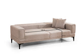 3-seater sofa bed Horizon light brown