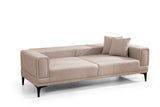 3-seater sofa bed Horizon light brown