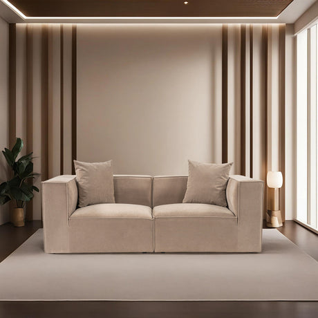 2-seater sofa sora cappucino