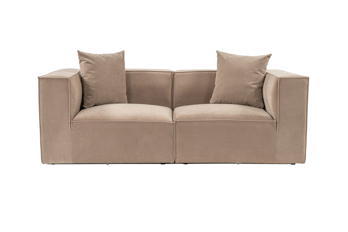 2-seater sofa sora cappucino