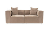 2-seater sofa sora cappucino