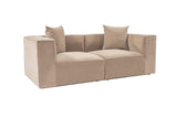 2-seater sofa sora cappucino