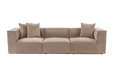 3-seater sofa sora cappucino