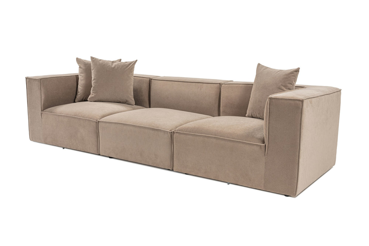 3-seater sofa sora cappucino