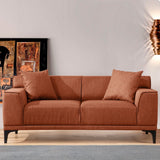 2-seater Bank Petra Orange