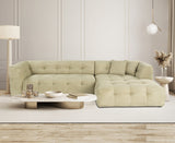 Corner sofa right cady green