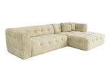 Corner sofa right cady green