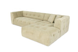 Corner sofa right cady green