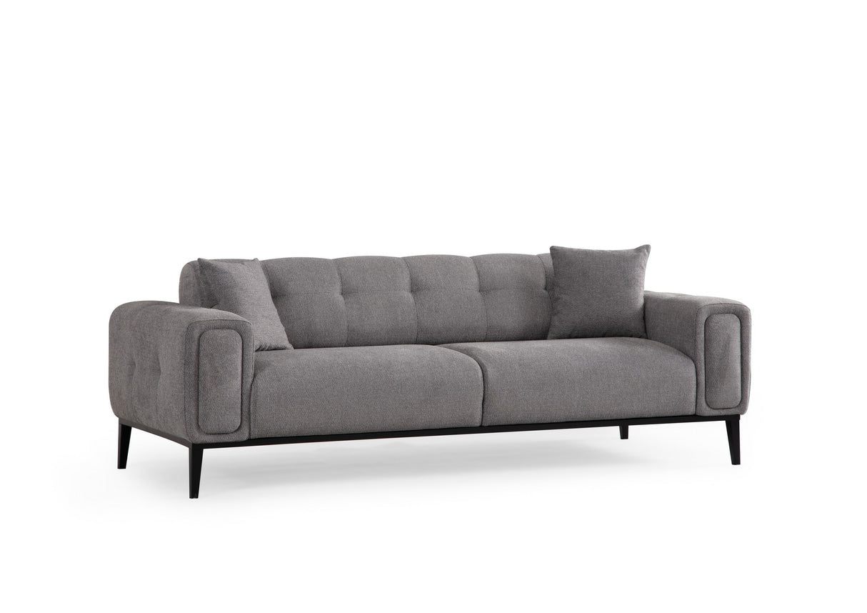 3-seater sofa bed Athena light gray