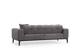 3-seater sofa bed Athena light gray