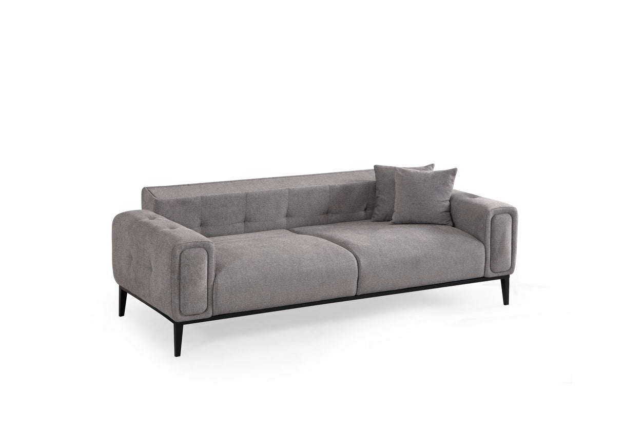 3-seater sofa bed Athena light gray