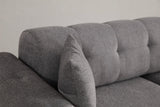 3-seater sofa bed Athena light gray