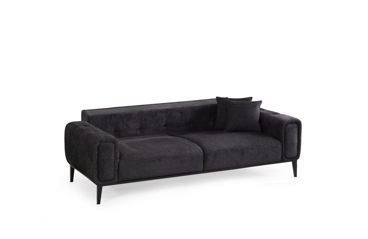 3-seater sofa bed Athena Black